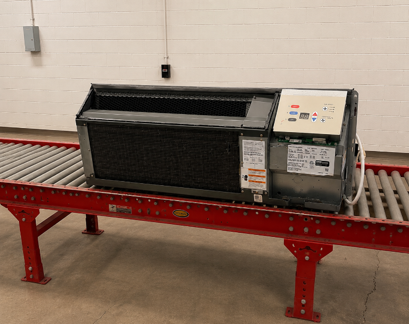 PTAC units, refurbished to spec — not just reused.